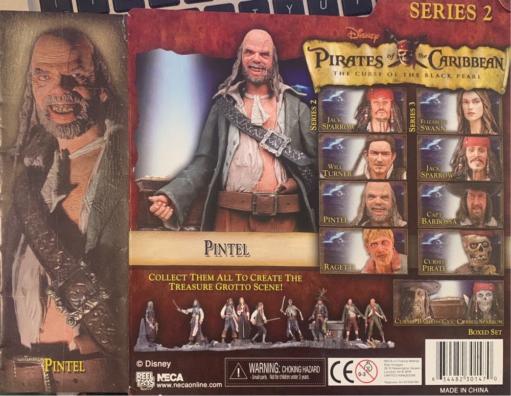 Pintel - Neca (Pirates Of The Caribbean The Curse Of The Black Pearl) action figure collectible [Barcode 634482301470] - Main Image 4