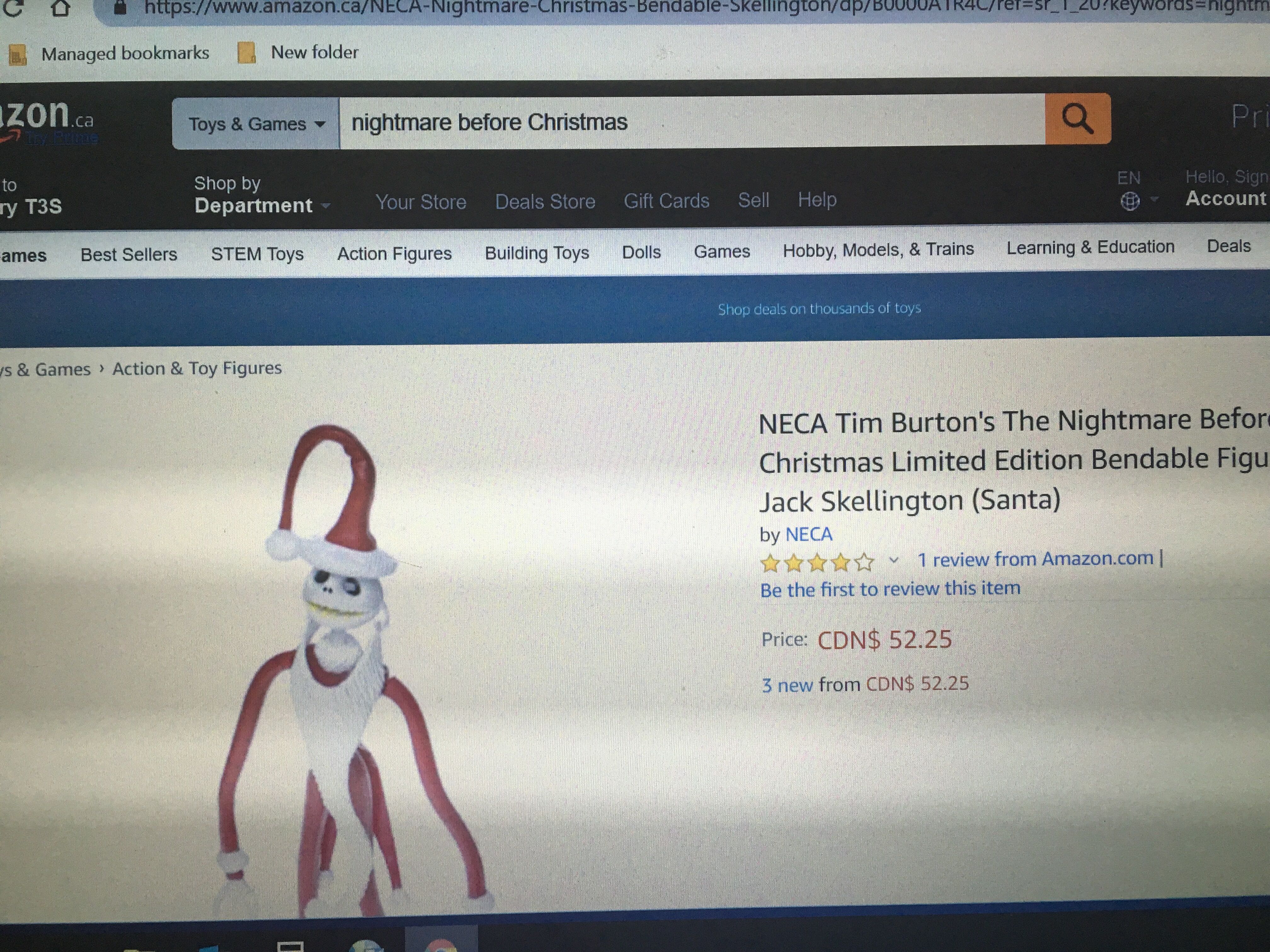 Nightmare Before Christmas- Limited Edition Figurines - Jack As Santa  action figure collectible [Barcode 634482322710] - Main Image 2