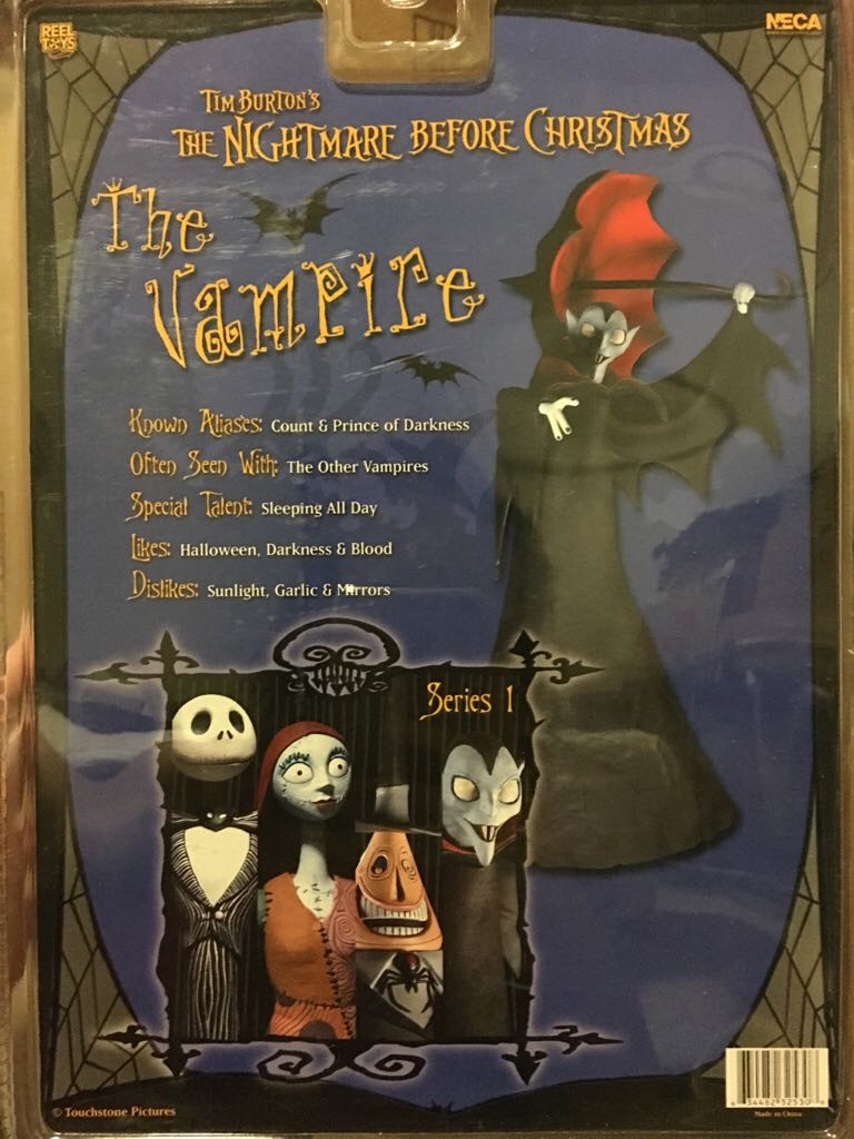 The Vampire - Neca/Reel Toys (The Nightmare Before Christmas) action figure collectible [Barcode 634482325308] - Main Image 2