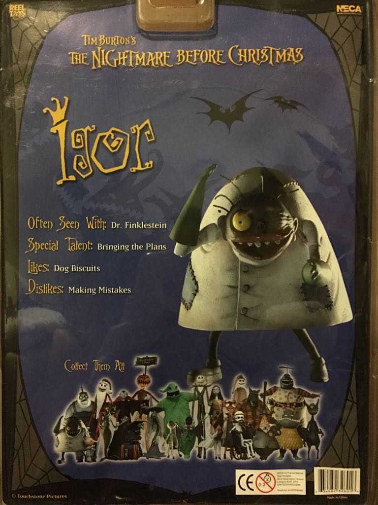 Igor - Neca/Reel Toys (The Nightmare Before Christmas) action figure collectible [Barcode 634482326916] - Main Image 2