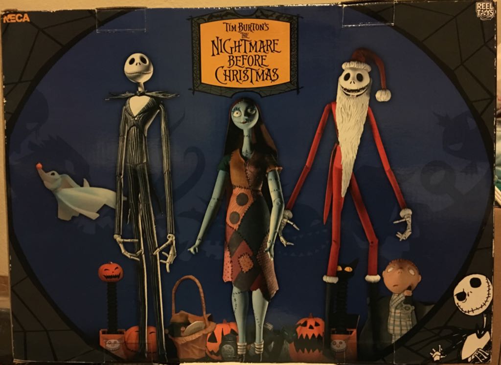 Nightmare Before Christmas - Action Figure 3 Pack - Jack, Sally And Santa Jack - Neca Reel Toys (The Nightmare Before Christmas) action figure collectible [Barcode 634482327616] - Main Image 2