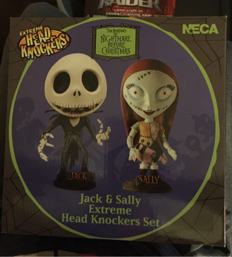 Jack & Sally Extreme Headknockers Deluxe Set - Neca (The Nightmare Before Christmas) action figure collectible [Barcode 634482328644] - Main Image 2