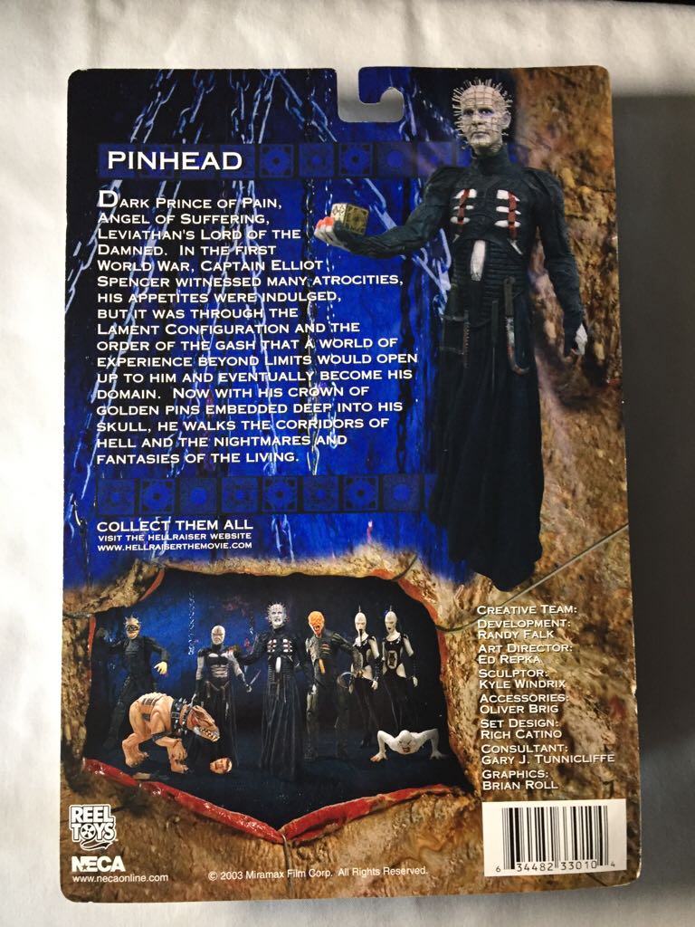Pinhead - Neca (Horror) action figure collectible [Barcode 634482330104] - Main Image 2