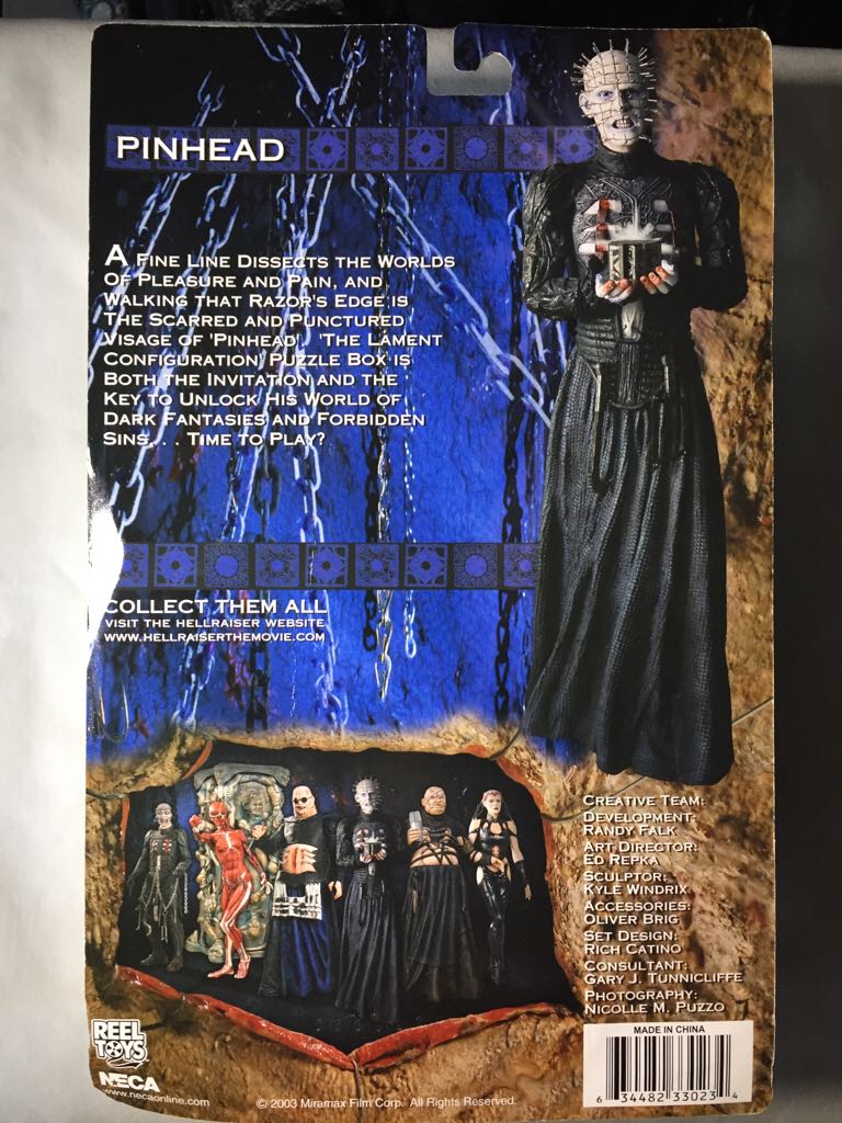 Pinhead (Part 2) - Neca Reel Toys (Hellraiser) action figure collectible [Barcode 634482330234] - Main Image 2