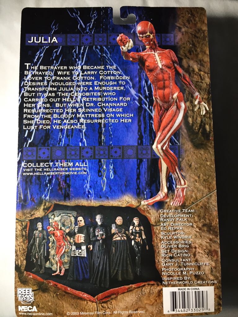 Skinless Julia - Neca/Reel Toys (Hellraiser) action figure collectible [Barcode 634482330258] - Main Image 2