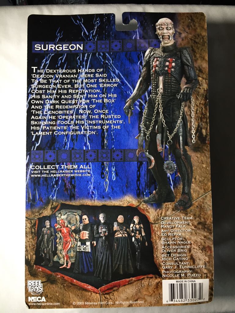 Surgeon (Hellraiser Series 2) - Neca (Hellraiser) action figure collectible [Barcode 634482330272] - Main Image 2