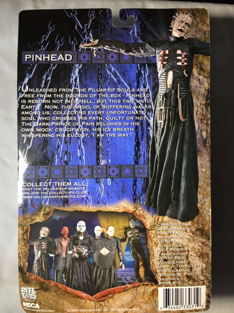 Hellraiser - Neca (Hell On Earth Pinhead Series 3) action figure collectible [Barcode 634482330319] - Main Image 2