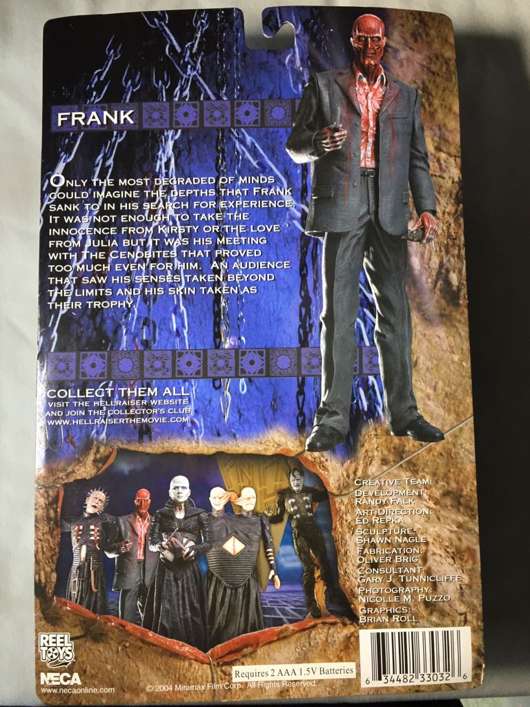 Hellraiser: Series 3 - Frank - Neca (Hellraiser) action figure collectible [Barcode 634482330326] - Main Image 2