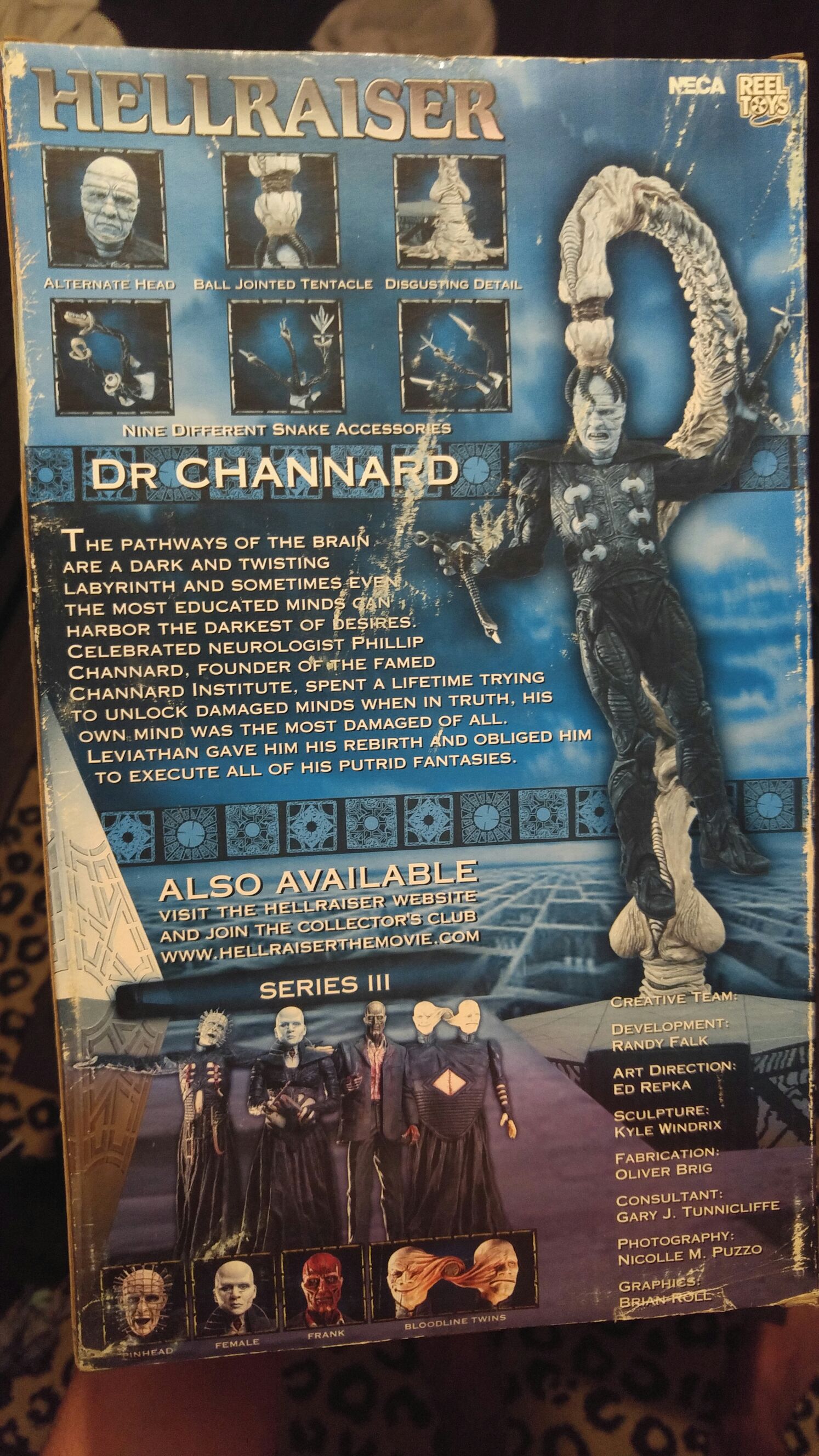 Dr. Channard - Neca/Reel Toys (Hellraiser) action figure collectible [Barcode 634482330357] - Main Image 2