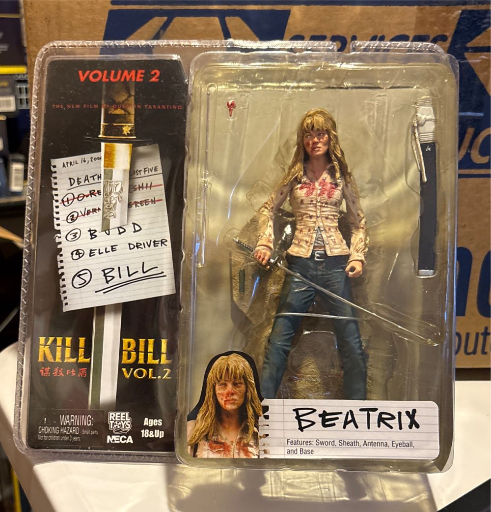KILL BILL Volume 2 BEATRIX KIDDO ACTION FIGURE NECA Miramax - NECA - REEL TOYS (Kill Bill Movie) action figure collectible [Barcode 634482333518] - Main Image 2