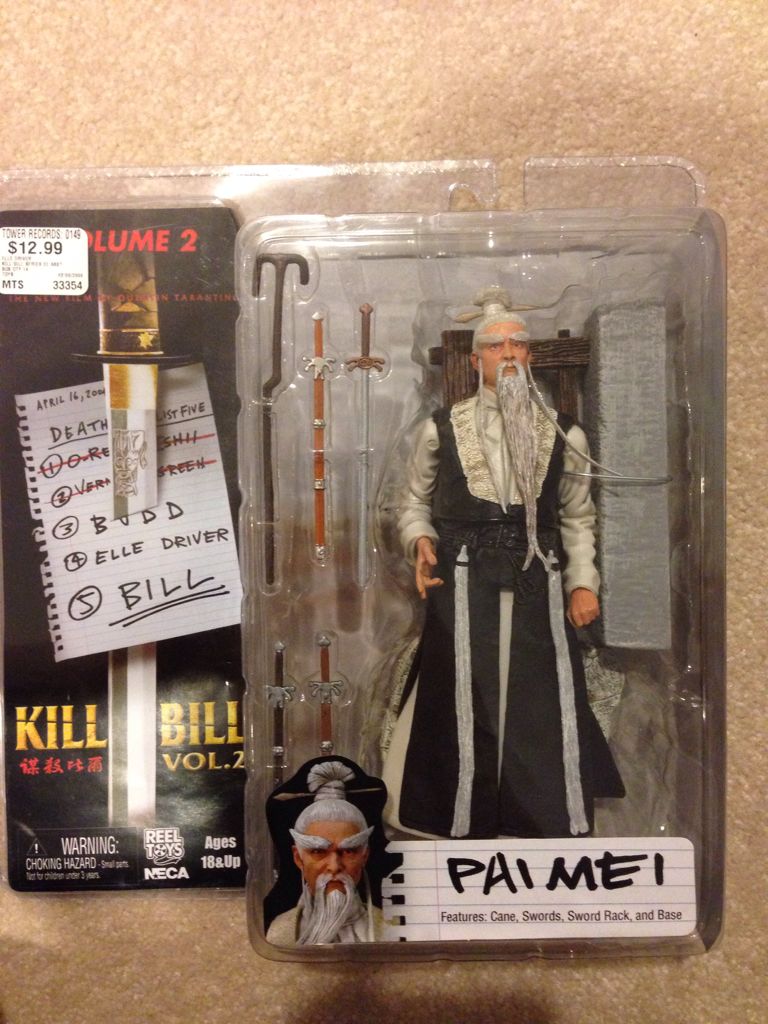 Pai Mei - Neca (Kill Bill Vol. 2) action figure collectible [Barcode 634482333525] - Main Image 1