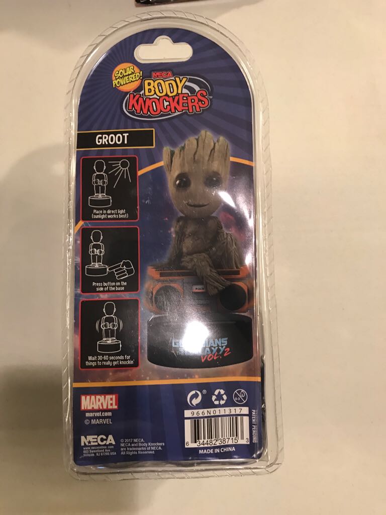 Neca Body Knockers - Gotgv2 Groot On Stereo - Neca action figure collectible [Barcode 634482387153] - Main Image 2
