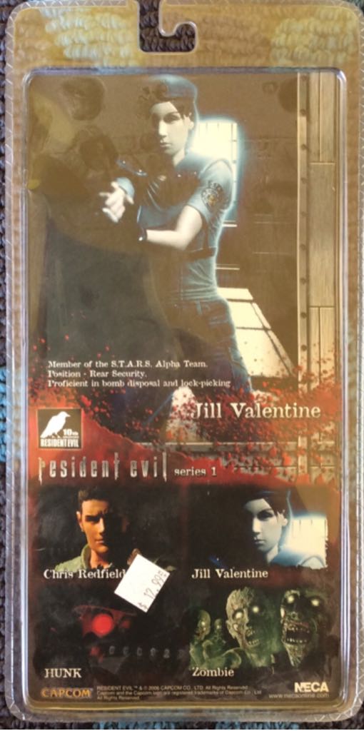 Jill Valentine - Neca (10th Resident Evil Anniversary) action figure collectible [Barcode 634482393192] - Main Image 2