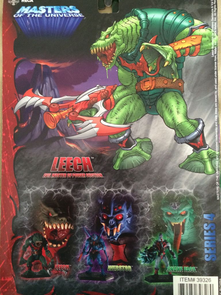 MOTU- Leech 200X - Neca (MOTU) action figure collectible [Barcode 634482393260] - Main Image 2