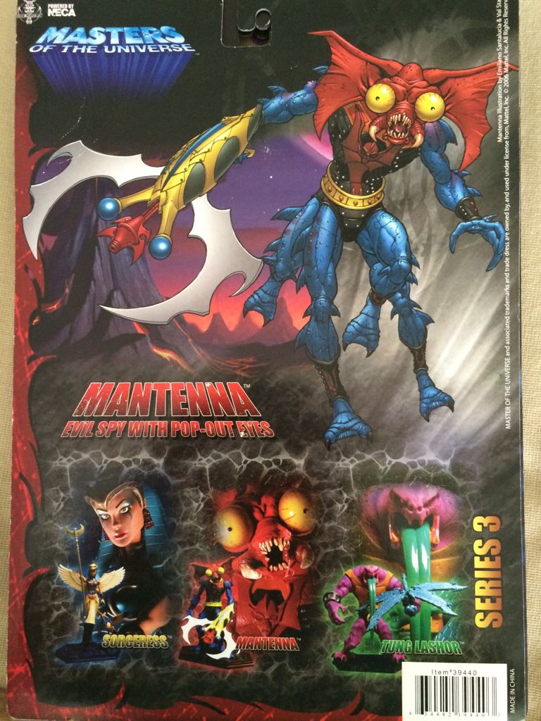 MOTU- Mantenna 200X mini statues - Neca (MOTU) action figure collectible [Barcode 634482394403] - Main Image 2