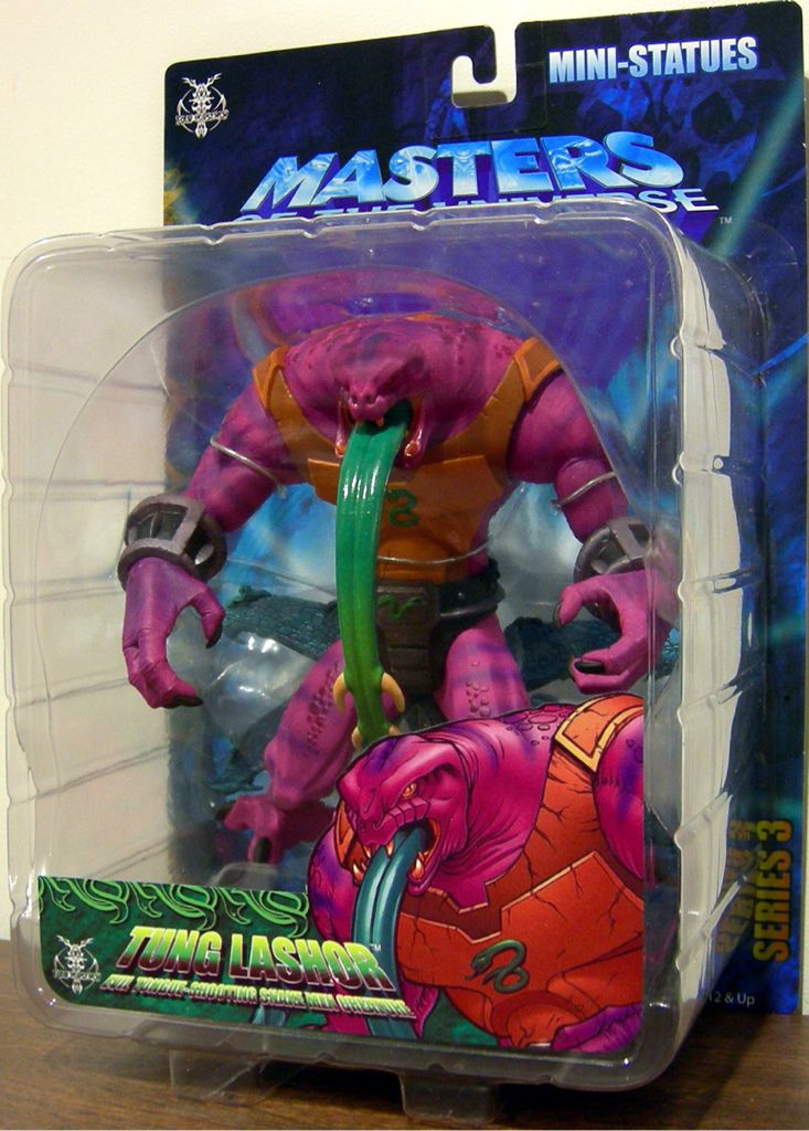 MOTU mini status Tung-Lashor - Neca (MOTU) action figure collectible [Barcode 634482394410] - Main Image 2