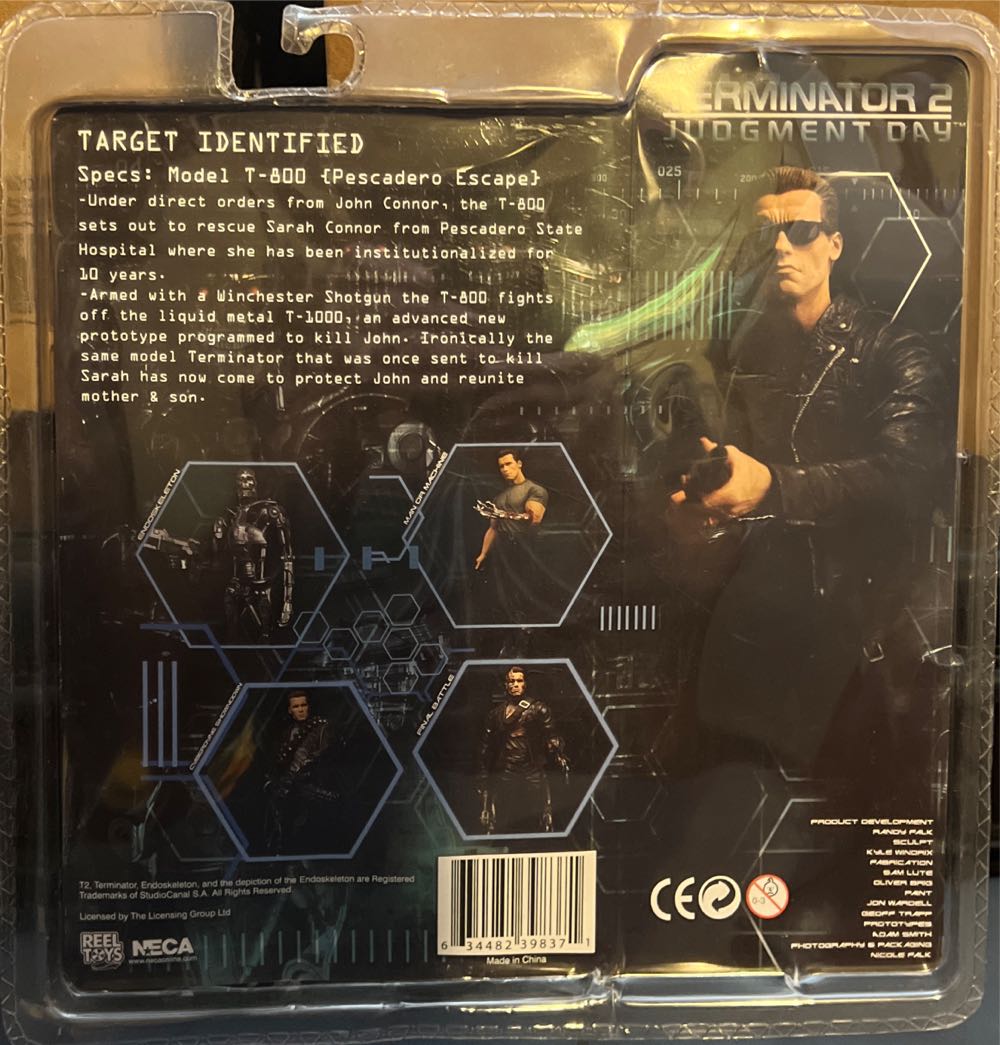 Terminator 2: T-800 - Neca Toys action figure collectible [Barcode 634482398371] - Main Image 2