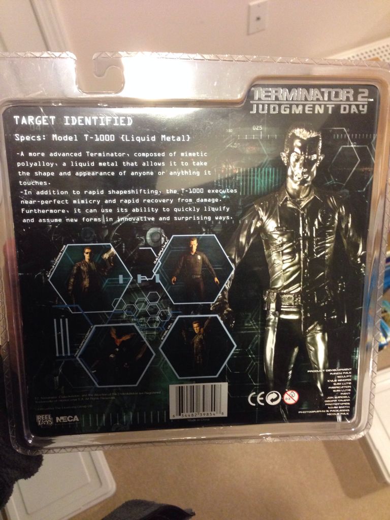 T-1000 Liquid Metal - Neca Toys (Terminator 2) action figure collectible [Barcode 634482398548] - Main Image 2