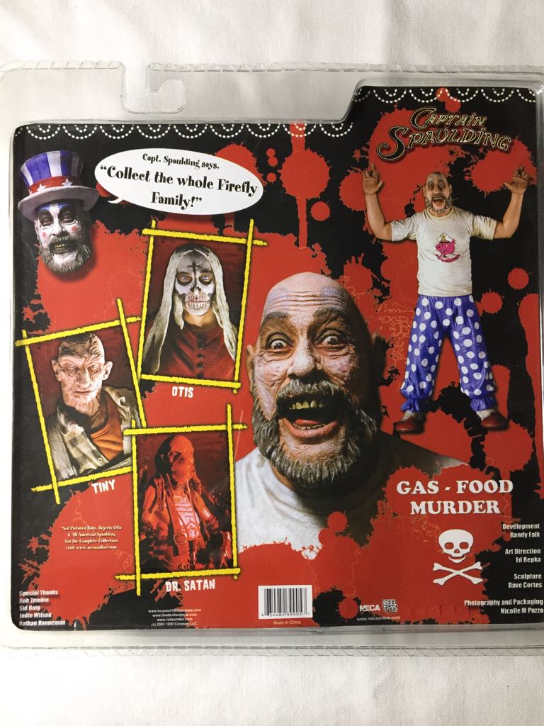 House Of A 1000 Corpses - Neca (Captain Spaulding) action figure collectible [Barcode 634482399057] - Main Image 2