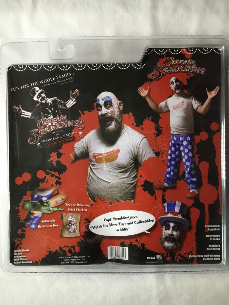 Captain Spaulding (Exclusive) - Neca/Reel Toys (House Of 1000 Corpses) action figure collectible [Barcode 634482399095] - Main Image 2