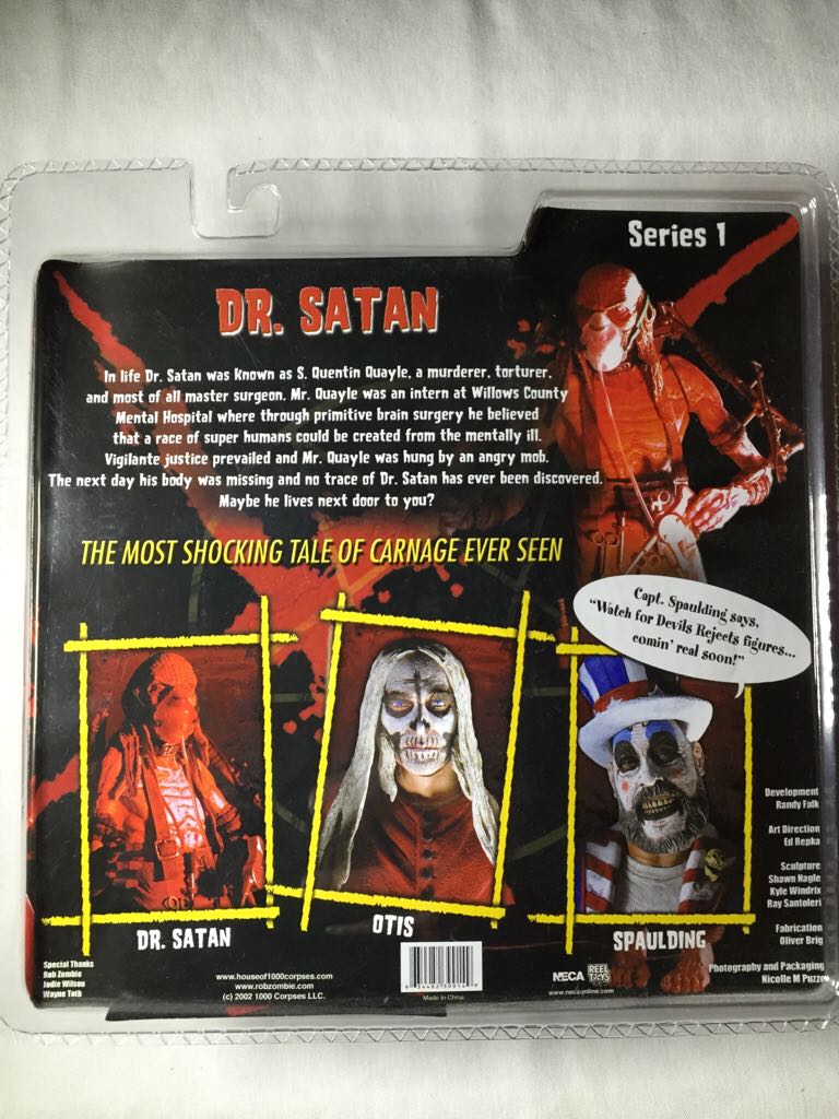 Dr. Satan - Neca (House Of 1000 Corpses) action figure collectible [Barcode 634482399149] - Main Image 2