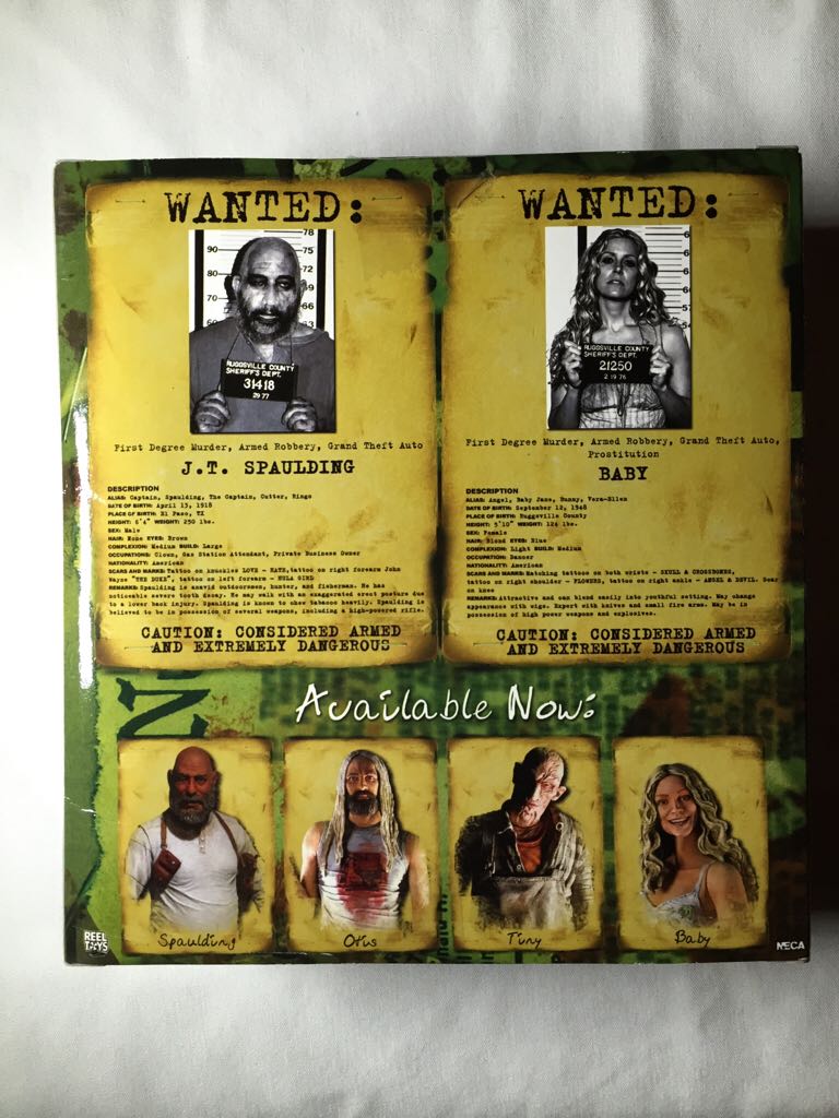 Spaulding & Baby - Neca/Reel Toys (The Devil’s Rejects) action figure collectible [Barcode 634482399262] - Main Image 2