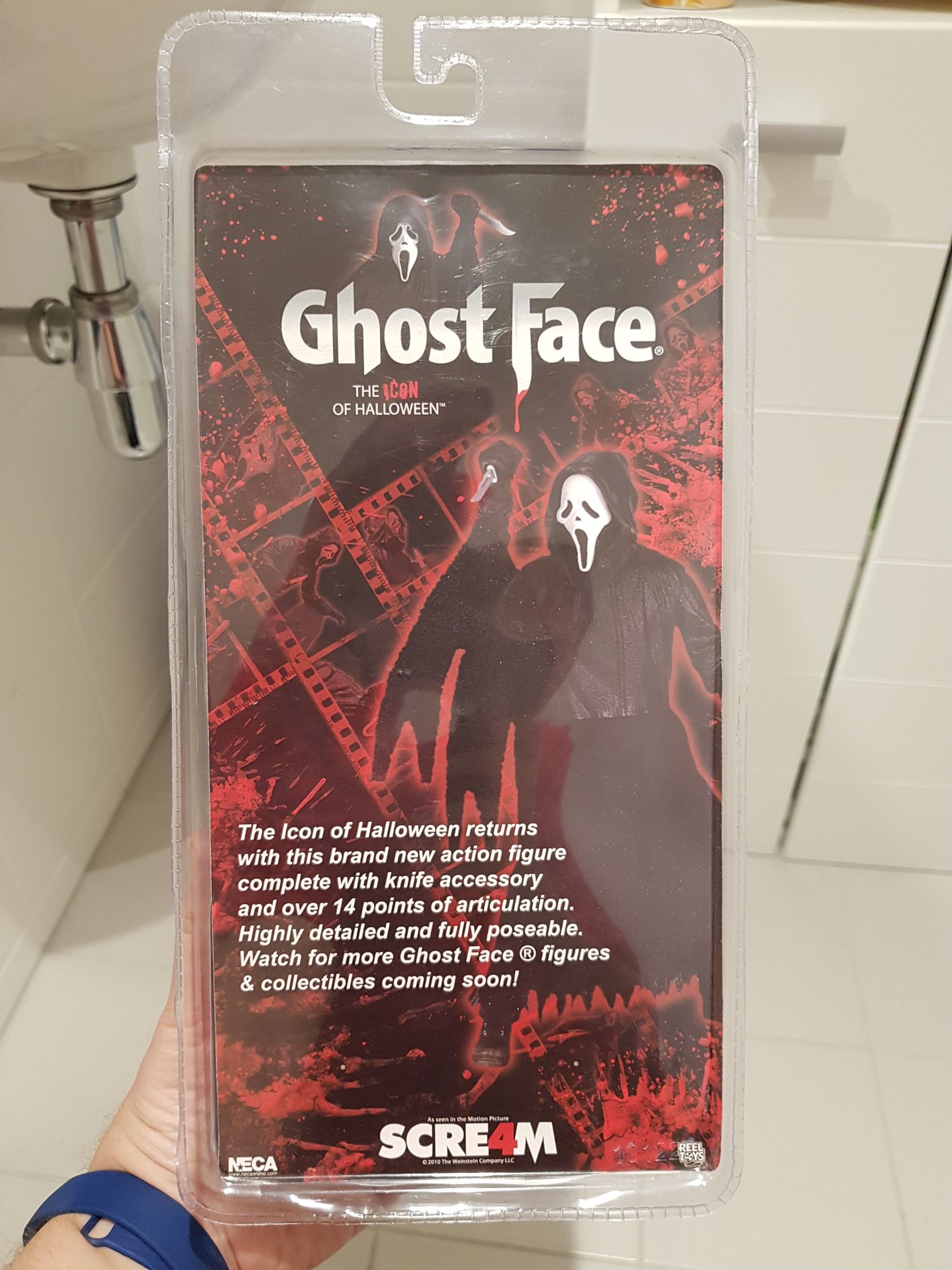 Scream4 Ghost Face Classic Mask - Neca (Scream) action figure collectible [Barcode 634482419014] - Main Image 2