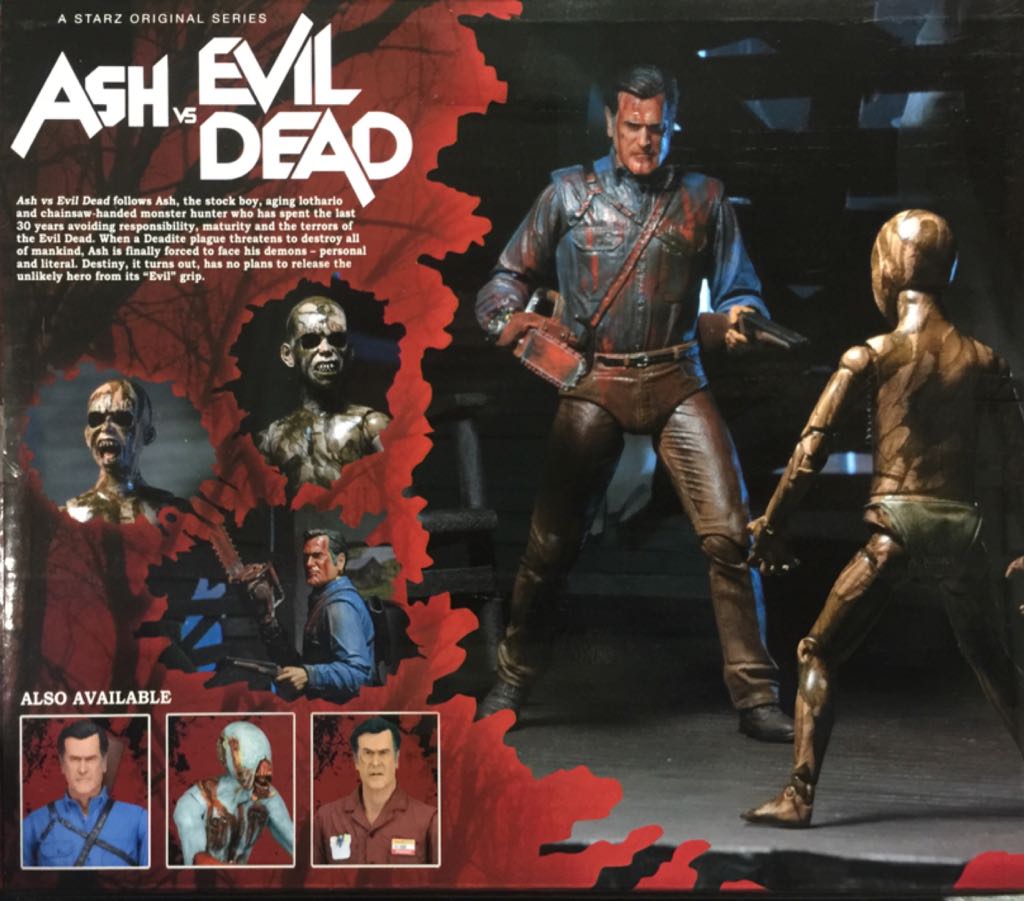 Neca Ash Vs Evil Dead Bloody Ash Faces Demon Spawn  - Neca/Reel Toys (Ash vs Evil Dead) action figure collectible [Barcode 634482419496] - Main Image 2