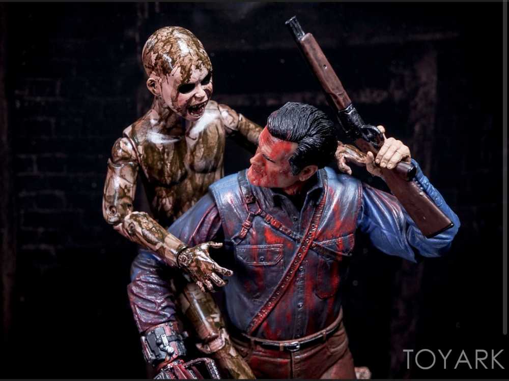 Neca Ash Vs Evil Dead Bloody Ash Faces Demon Spawn  - Neca/Reel Toys (Ash vs Evil Dead) action figure collectible [Barcode 634482419496] - Main Image 4