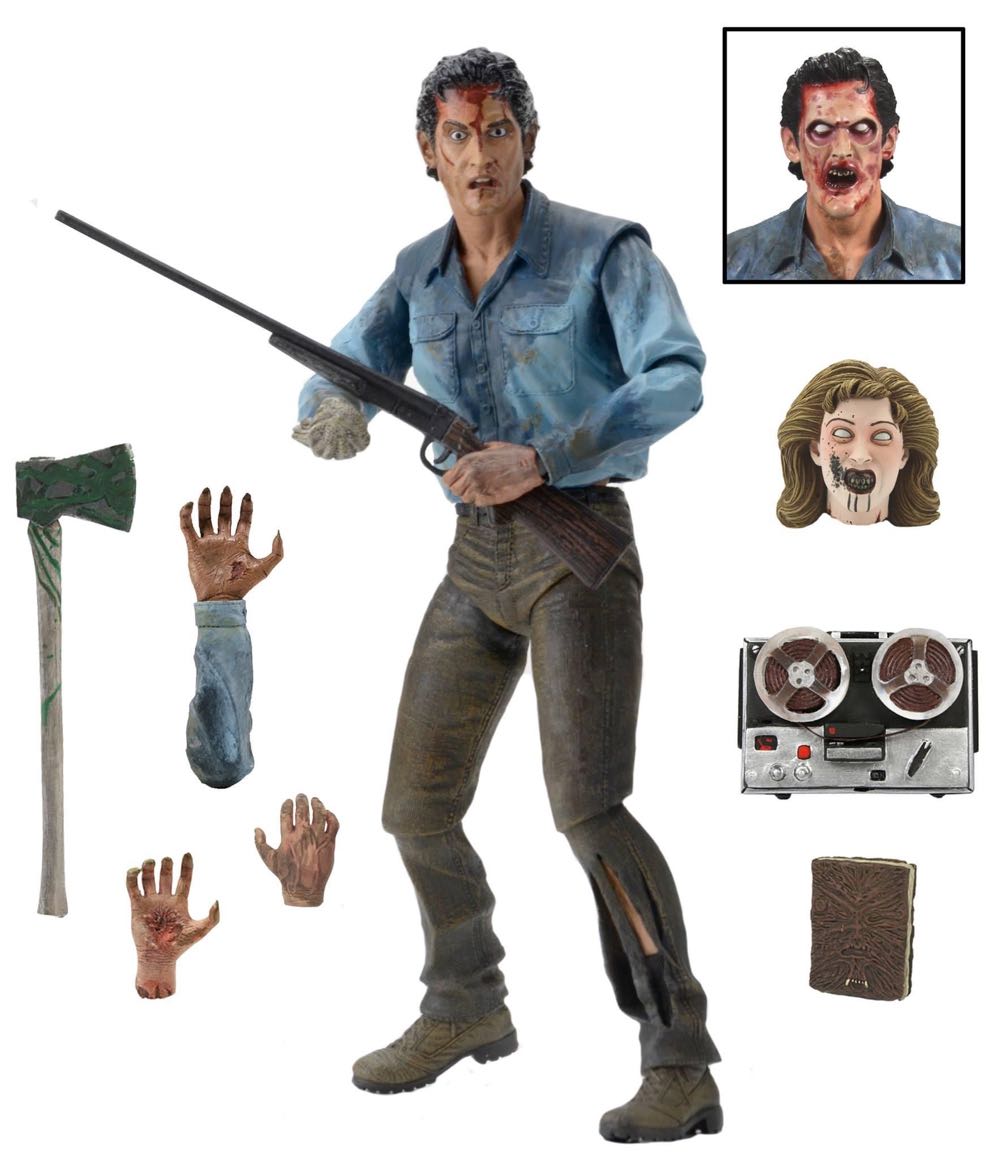 Evil Dead 2: Ash Williams - Neca/Reel Toys (Evil Dead 2: Dead By Dawn) action figure collectible [Barcode 634482419571] - Main Image 4