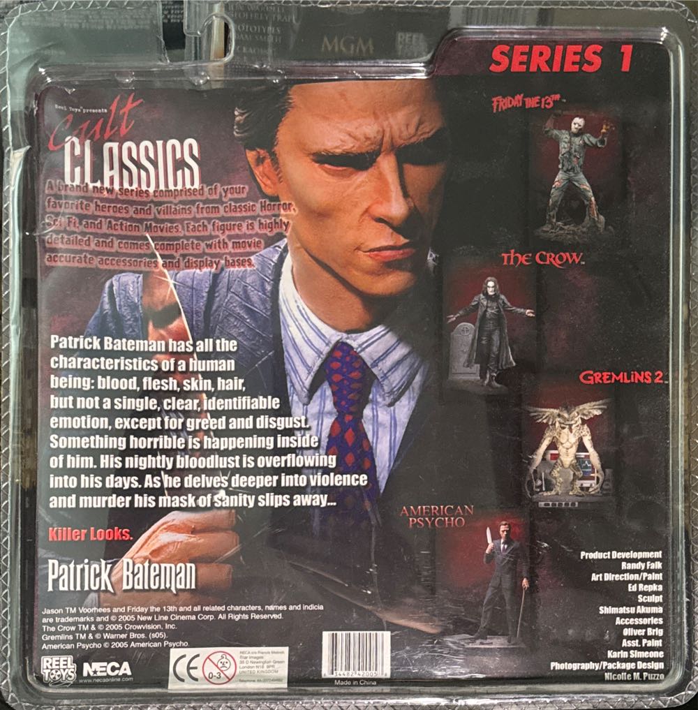 Patrick Bateman - Neca Reel Toys (American Psycho) action figure collectible [Barcode 634482420058] - Main Image 3