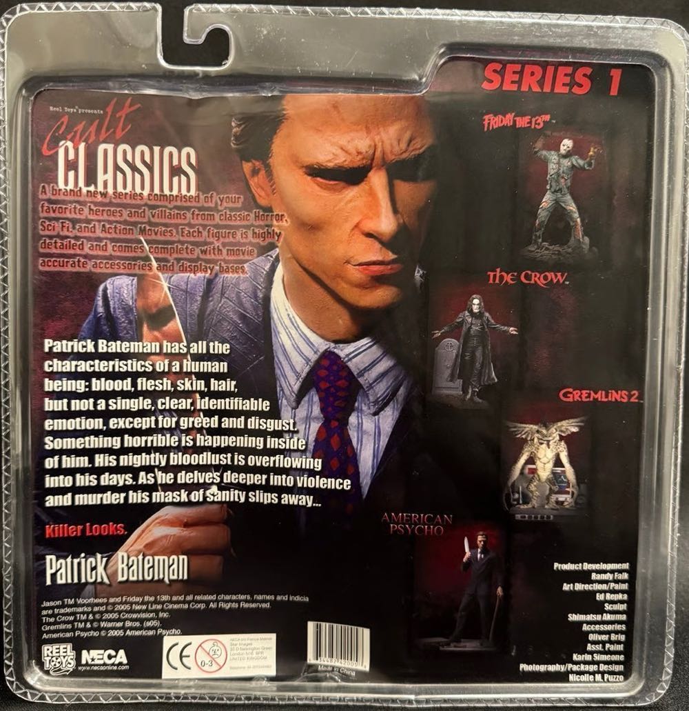 Patrick Bateman - Neca Reel Toys (American Psycho) action figure collectible [Barcode 634482420058] - Main Image 4