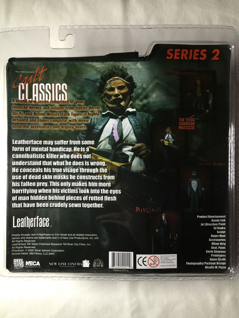 Neca Cult Classics: Series 2 - Leatherface (TCM1 Pretty Face) - Neca (Texas Chainsaw Massacre) action figure collectible [Barcode 634482420119] - Main Image 2