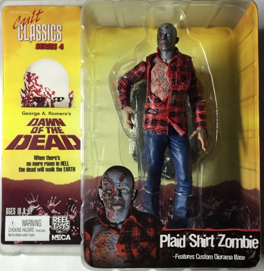 Plaid Shirt Zombie - Neca (Dawn Of The Dead (1978)) action figure collectible [Barcode 634482420218] - Main Image 4