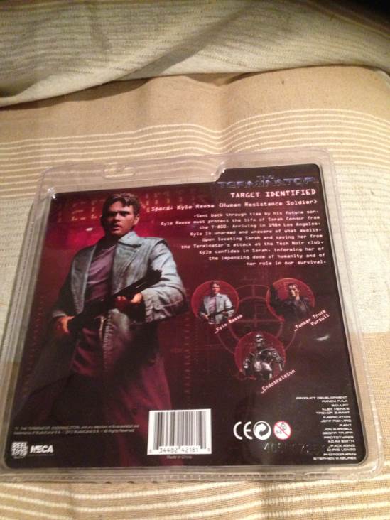 Kyle Reese {Human Resistance Soldier} - Neca (Terminator) action figure collectible [Barcode 634482421819] - Main Image 2