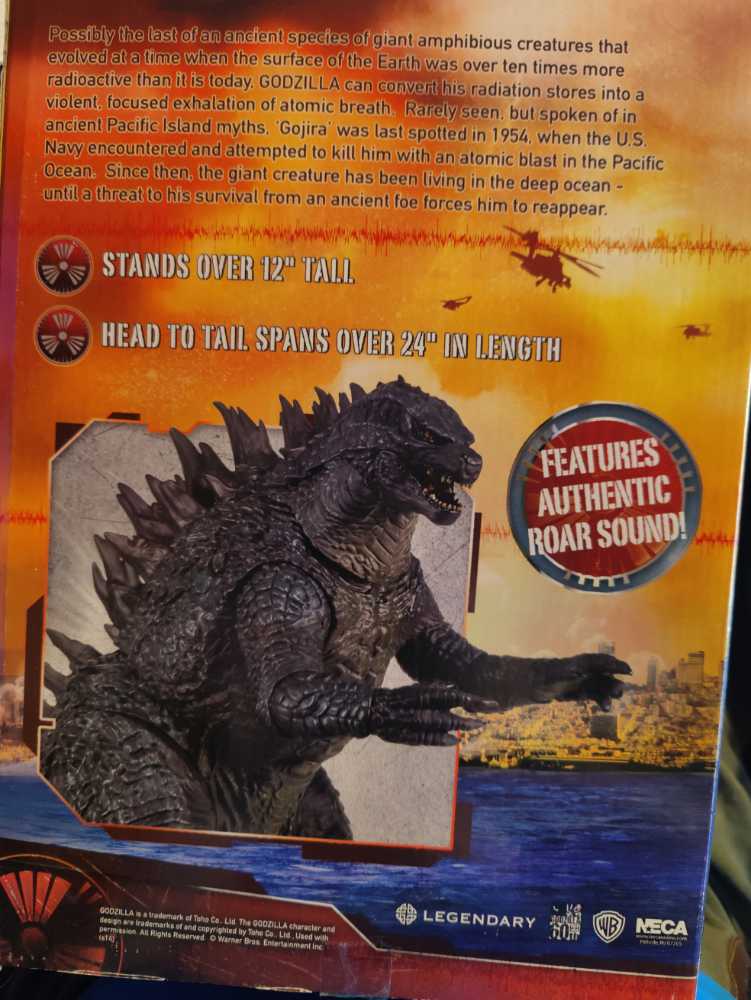 Godzilla - Neca (Monsterverse) action figure collectible [Barcode 634482428085] - Main Image 4