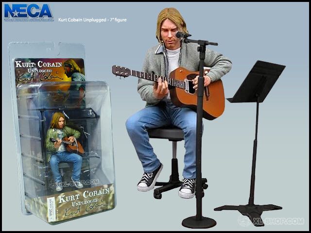 Nirvana: NECA’s Nirvana Unplugged In New York Kurt Cobain - Neca (Music Action Figure) action figure collectible [Barcode 634482432327] - Main Image 2