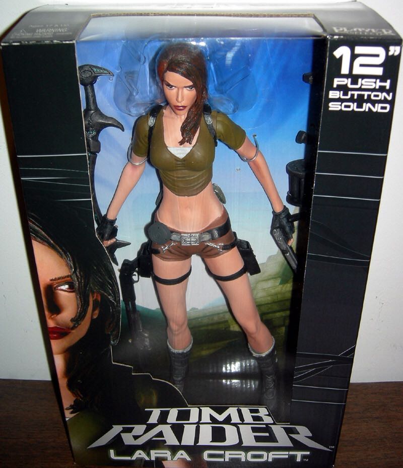 Tomb Raider | 12 Inch Push Button Sound Lara Croft   action figure collectible [Barcode 634482447062] - Main Image 2