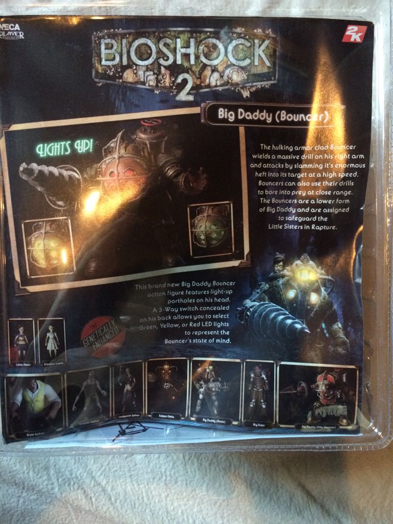 Bioshock 2 ” Light Up ” Big Daddy - Neca action figure collectible [Barcode 634482447628] - Main Image 2