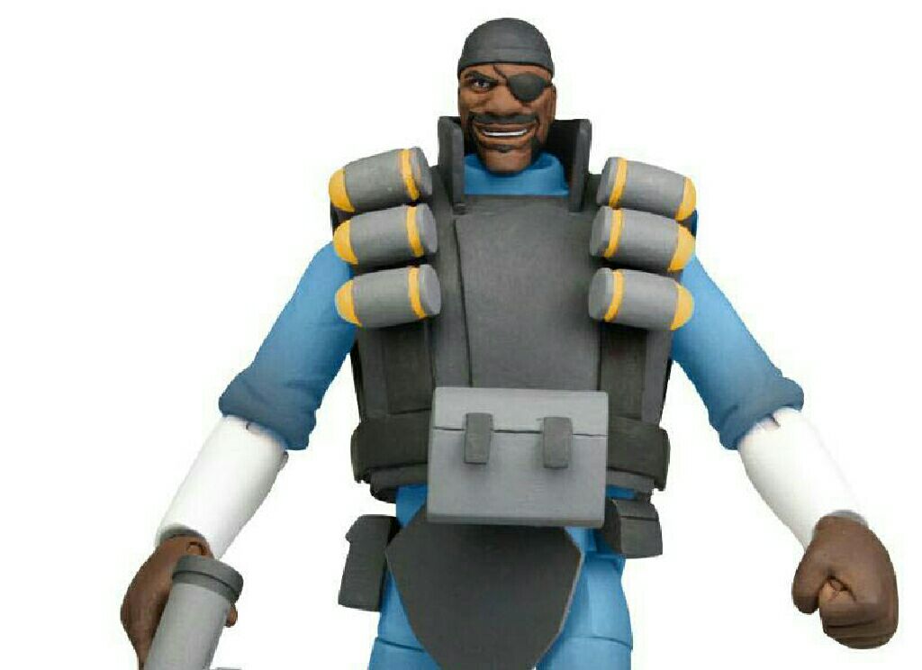The Demoman - Blue - Neca Reel Toys (Team Fortress 2) action figure collectible [Barcode 634482450604] - Main Image 2