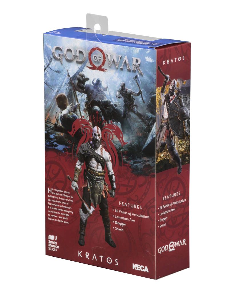 Kratos - Neca Toys (The Shapes Collection Wave 1) action figure collectible [Barcode 634482493236] - Main Image 2