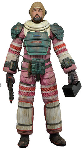 Alien: Captain Dallas in Nostromo Spacesuit 7” Figure Series 4 - Neca/Reel Toys (Space/Horror) action figure collectible [Barcode 634482513811] - Main Image 2