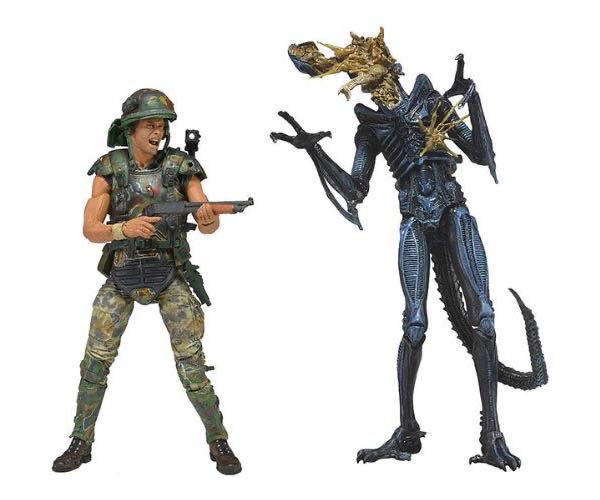 Aliens: Corporal Dwayne Hicks VS. Xenomorph Warrior - Neca (Space/Horror) action figure collectible [Barcode 634482513965] - Main Image 3