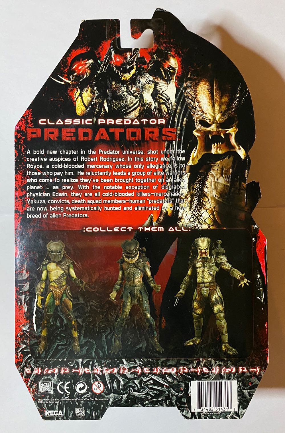 Classic Predator - Neca (Predators) action figure collectible [Barcode 634482514313] - Main Image 2