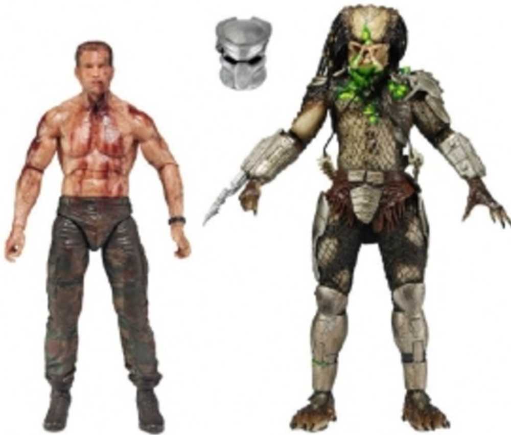 Dutch vs Jungle Hunter: The Final Battle 2-Pack - NECA, Inc. (Predator) action figure collectible [Barcode 634482514948] - Main Image 2