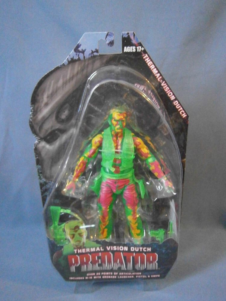 Dutch (Thermal Vision) - NECA, Inc. (Predator) action figure collectible [Barcode 634482515013] - Main Image 2