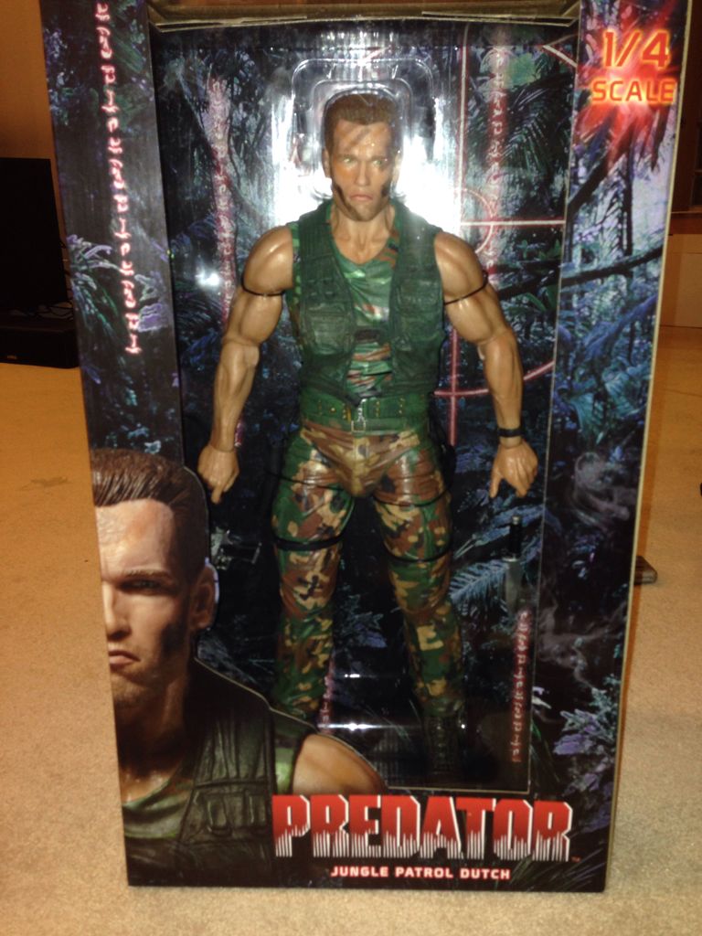 Predator: Dutch Jungle Patrol Quarter Scale by NECA - Neca (Sc-fi, Horror) action figure collectible [Barcode 634482515020] - Main Image 1