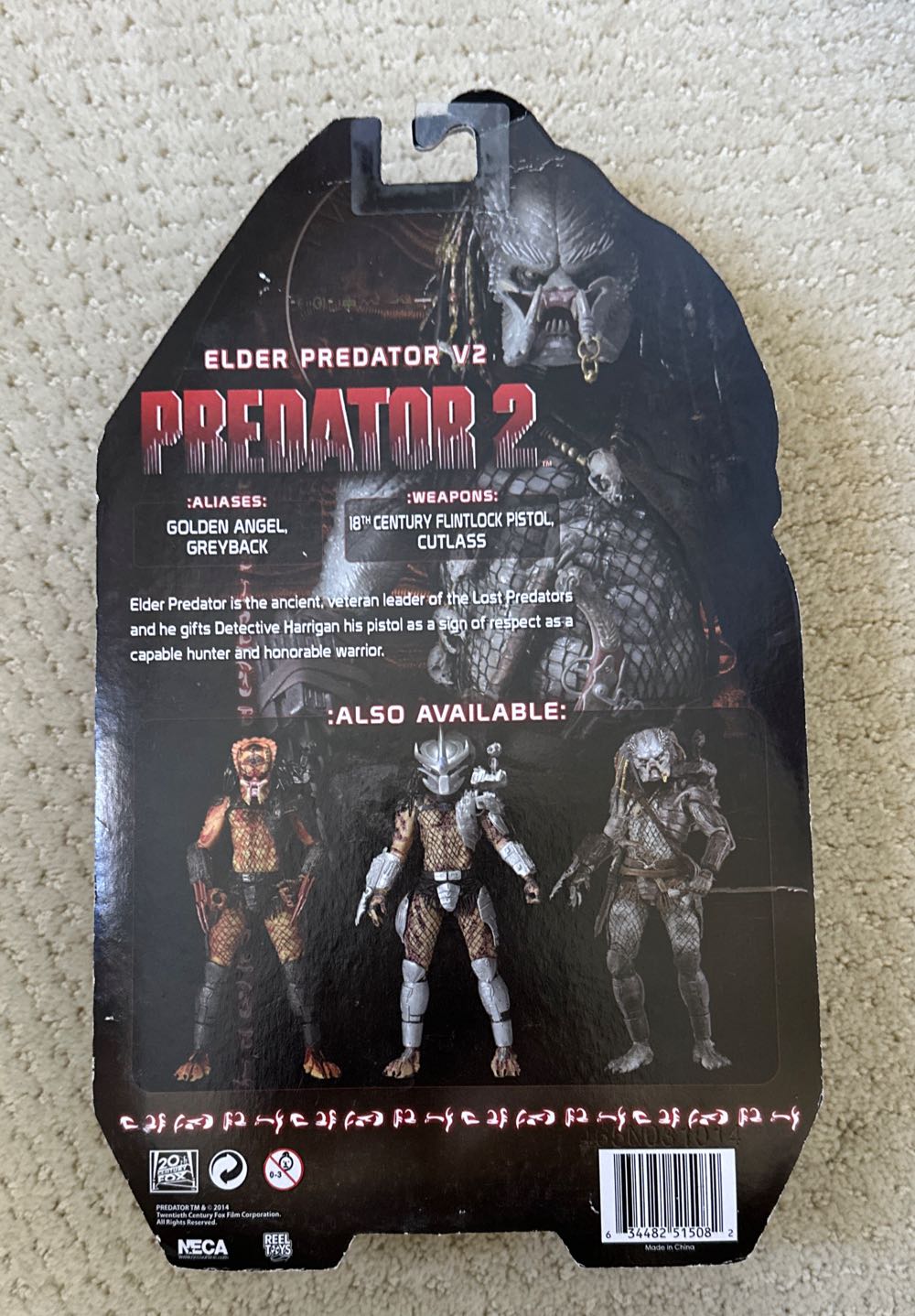 Predator 2 - Lost Tribe - Elder Predator - V2 - Neca (Predator) action figure collectible [Barcode 634482515082] - Main Image 3