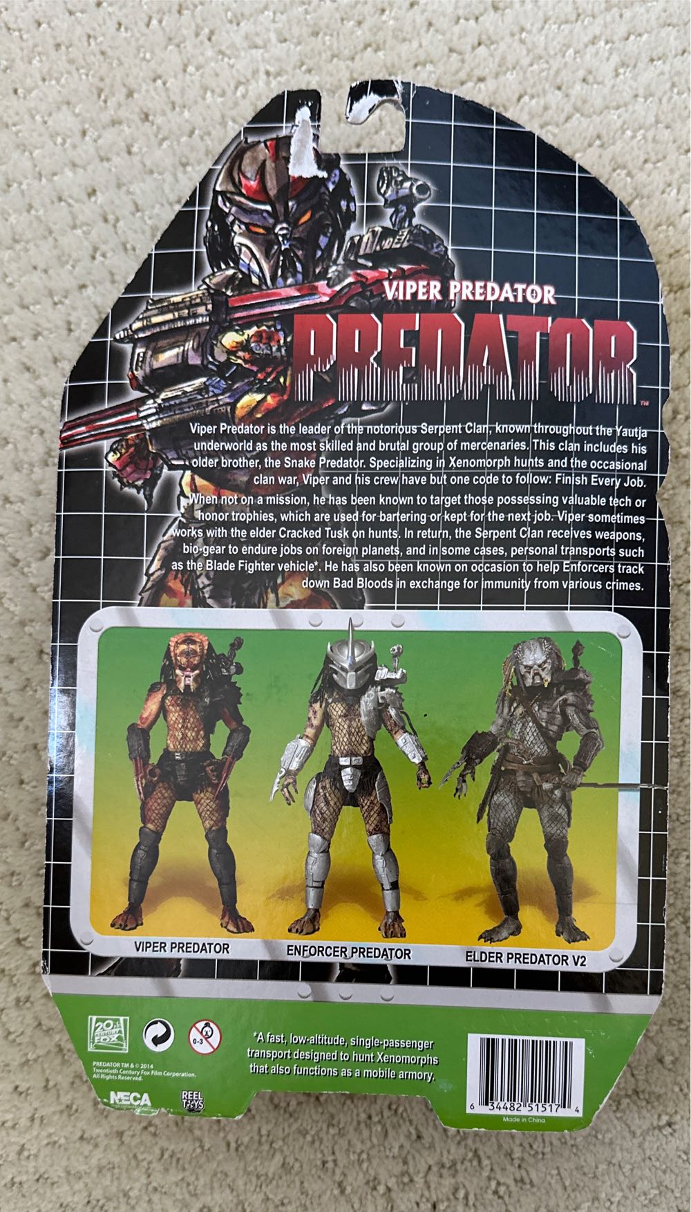 Neca Viper Predator - Neca (Expanded Universe) action figure collectible [Barcode 634482515174] - Main Image 3
