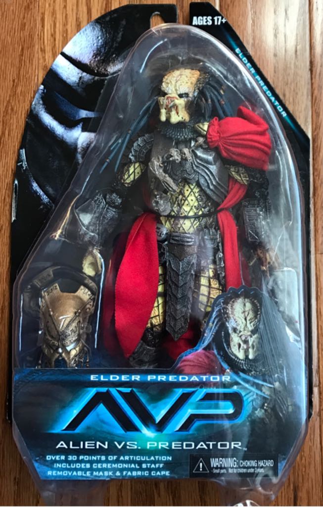 AvP: Elder Predator NECA 7” Red Cape Series 17 - Neca (Alien vs Predator) action figure collectible [Barcode 634482515396] - Main Image 2